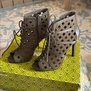 Army Green cute heels